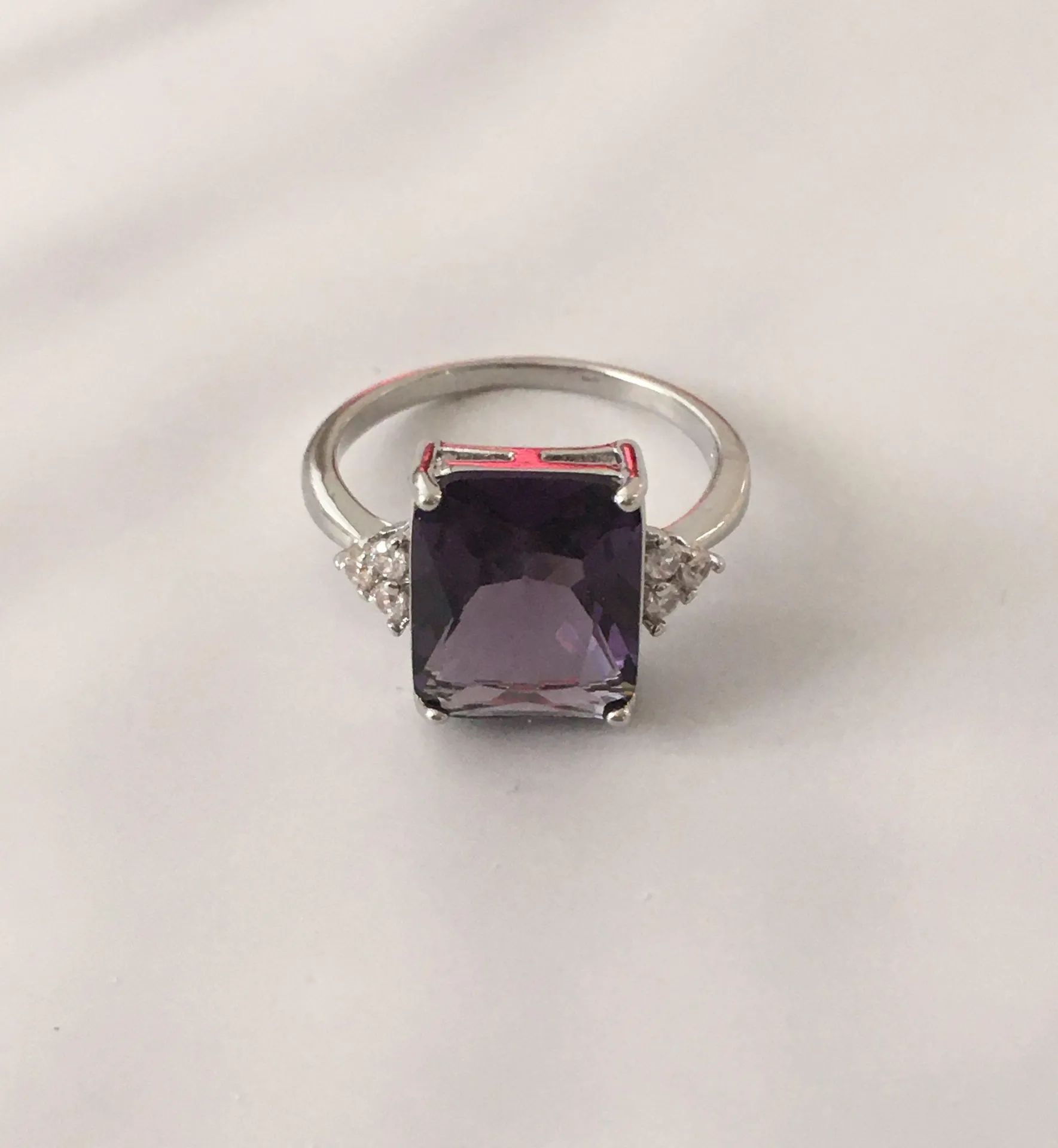 Purple Princess Ring, Size 9 - Image 3
