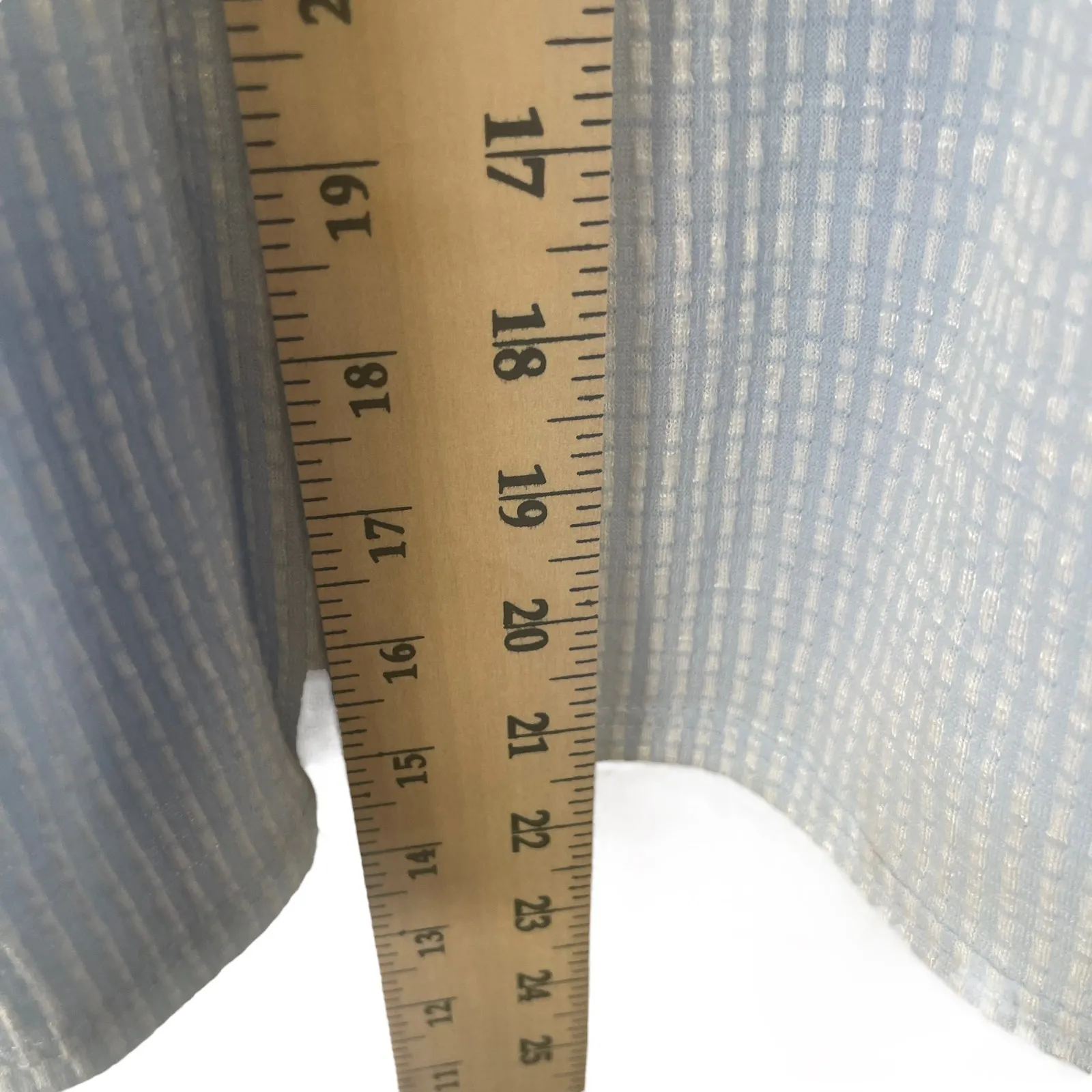 Caution To The Wind Women's Size‎ XS Baby Blue Striped Jumpsuit - Image 8