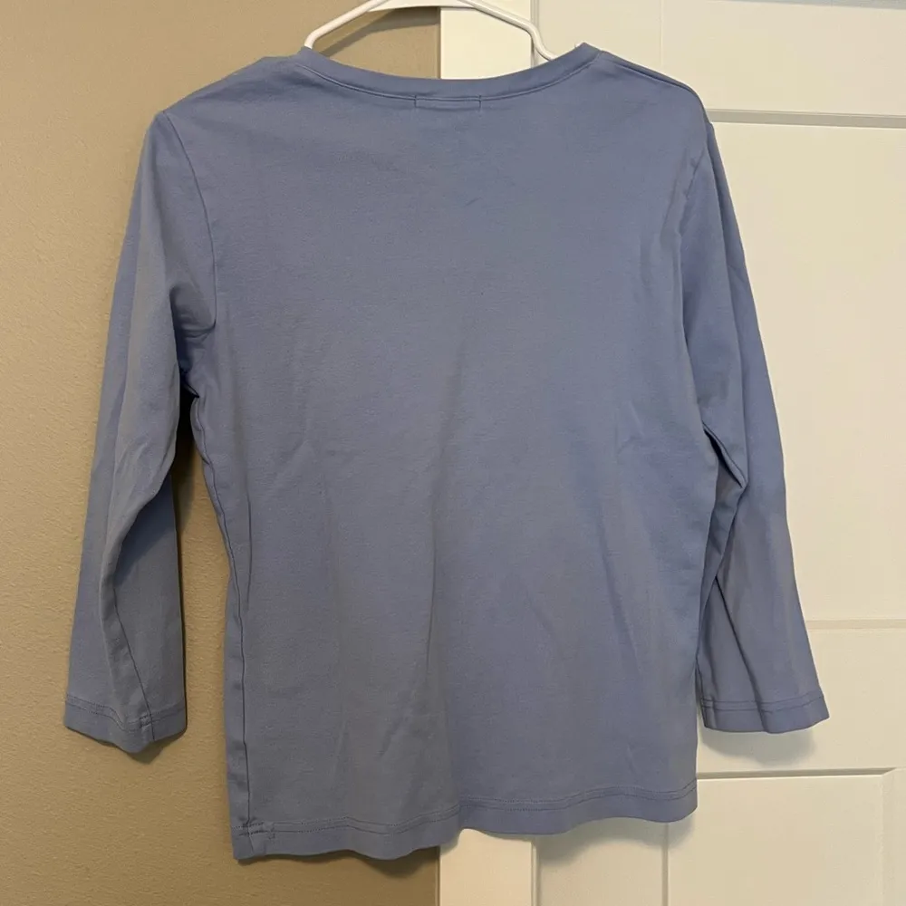 Royal Robbins Blue Fitted 3/4 Sleeve Top - Image 3