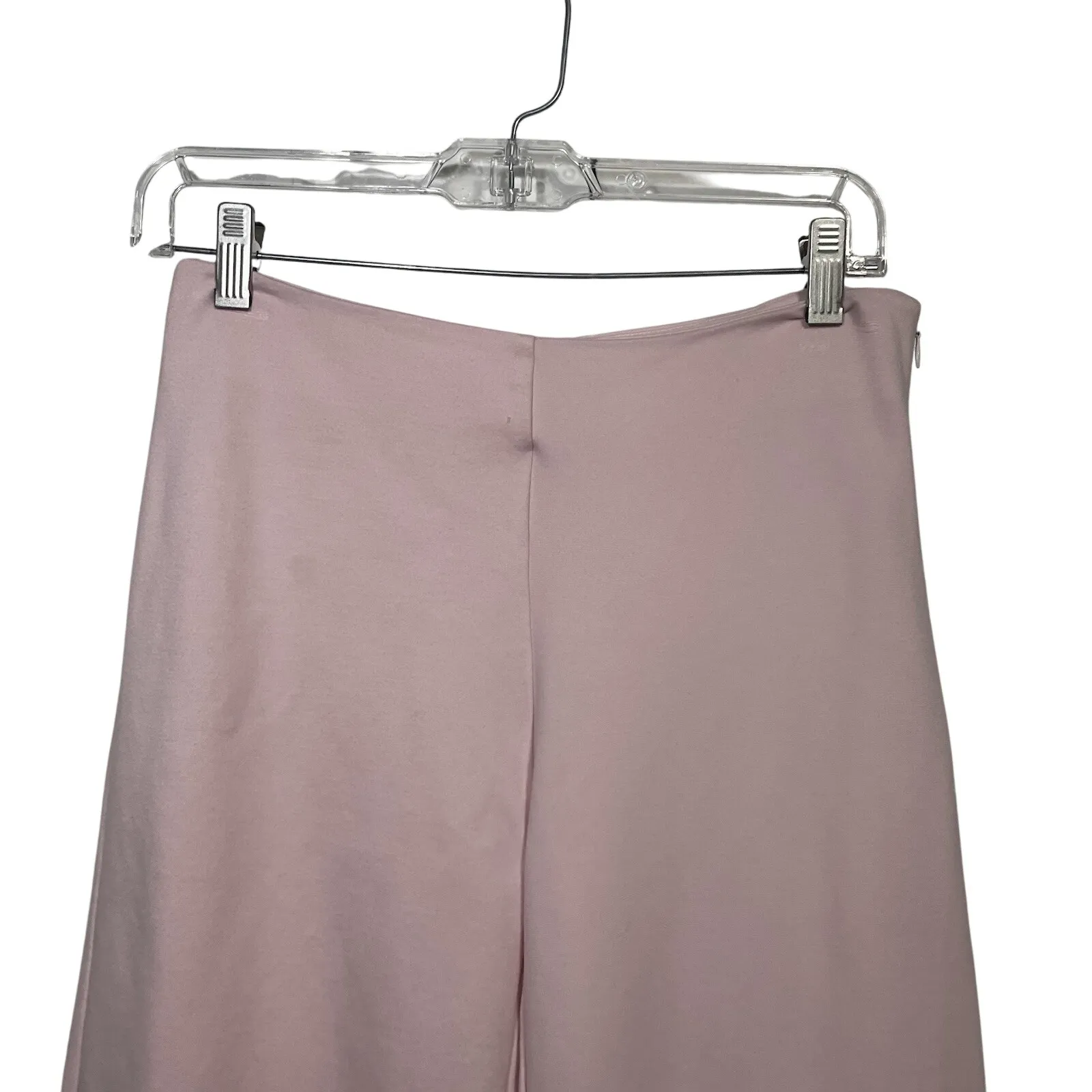 J McLaughlin Pale Pink Wide Leg Trousers Ladies Dress‎ Pants Career Minimalist 2 - Image 2