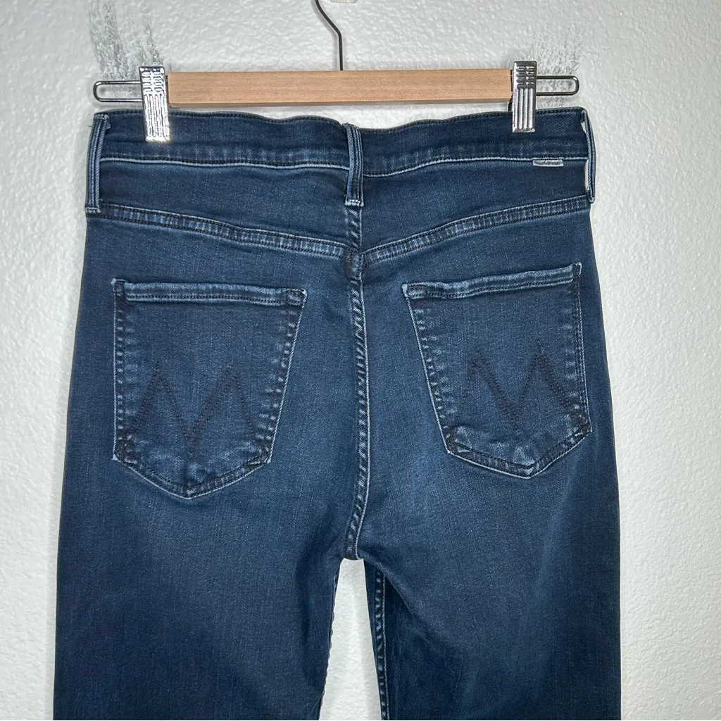 Mother The Mid Rise Rider Ankle jeans Night In Paris 29 Blue - Image 13