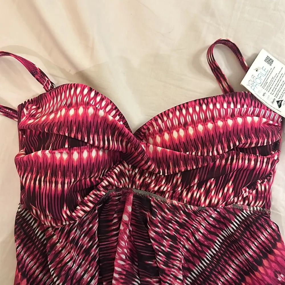 Gottex Profile size 6 swim bathing suit g suit top size  6 built in bra adjust - Image 8