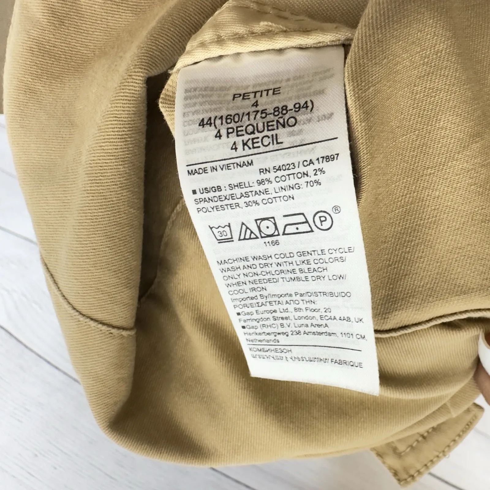 Banana‎ Republic Cargo Jumpsuit In New British Khaki Size 4 Petite Feminine Boho - Image 11