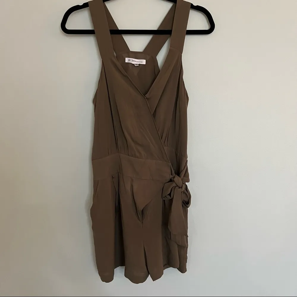 BCBGeneration Romper with Tie Waist - Image 2