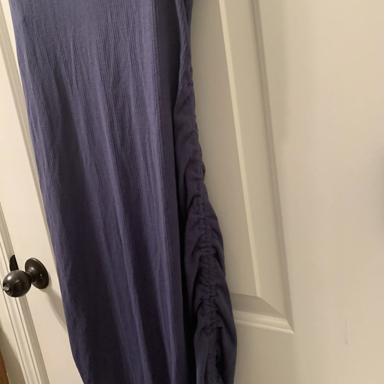 Isabel Maternity by Ingrid & Isabel Women's Dress Rib Henley Ruched Sides Size S - Image 10