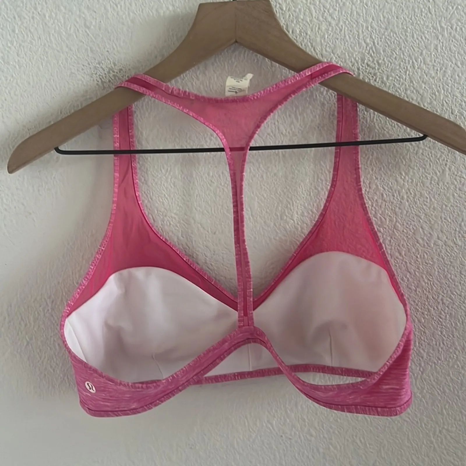 Lululemon Salty Swim Sport Top White Pow Pink 10 - Image 2