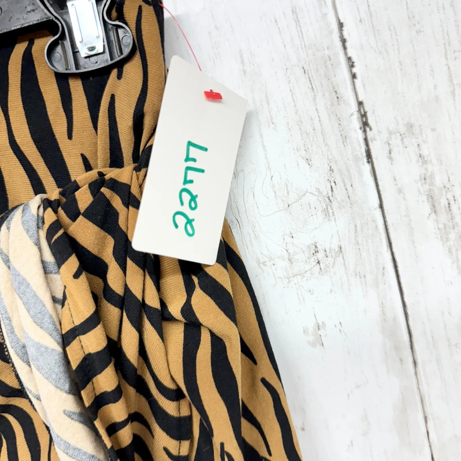 Show Me Your Mumu Skirt Women Medium Why Knot Taupe Tiger Mini Pull On Animal - Image 2