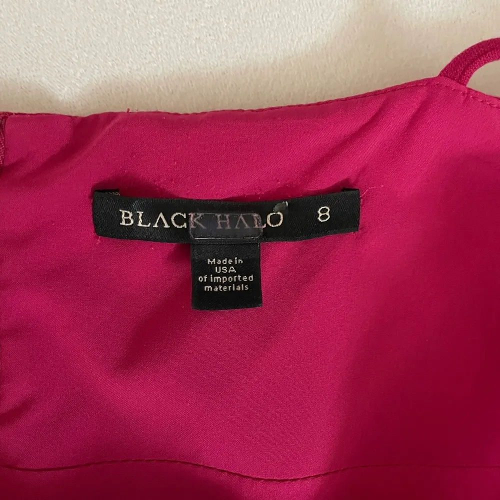 RTR Black Halo Pink McAdam Dress With Pockets Size 8 - Image 7