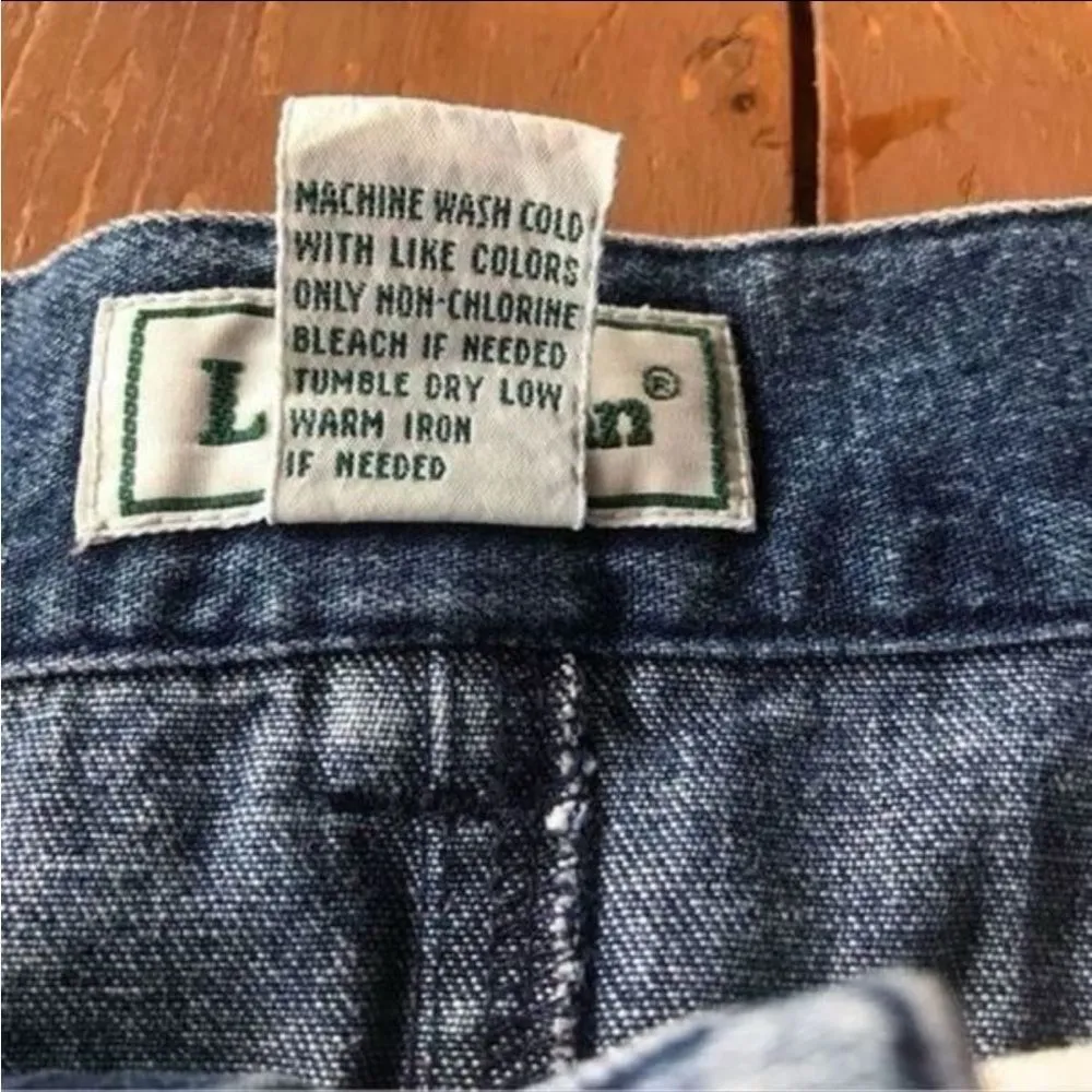 L.L. Bean Denim Jean Skirt Blue Size 12 - Image 4