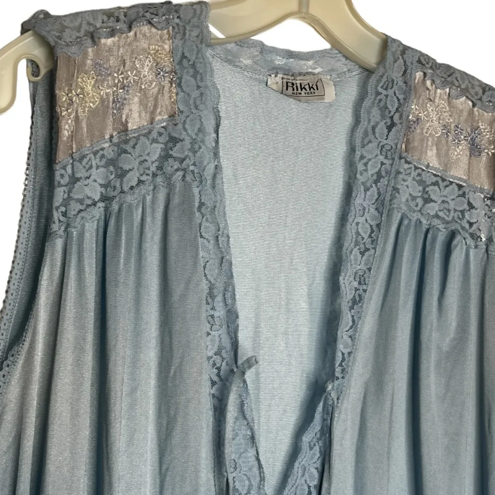 Vintage Rikki New York‎ Nightgown Blue - Image 3