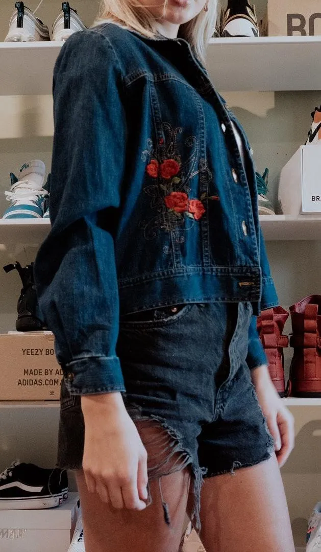Studio Ease vintage embroidered denim jacket  - Image 2