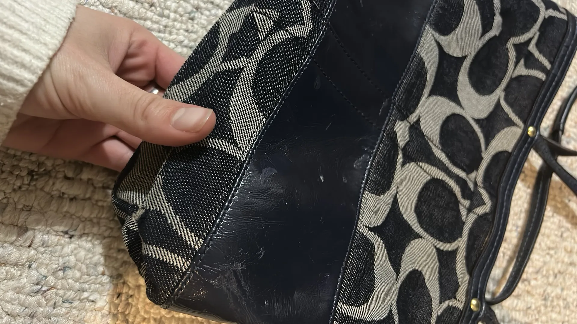 Vintage Coach Purse - Image 7