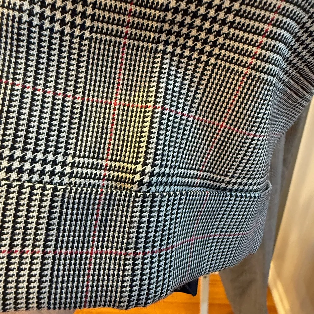 TALBOTS Womens Gray Wool Lined High Waisted Pleated Dress Pants Size 10 NWT - Image 6