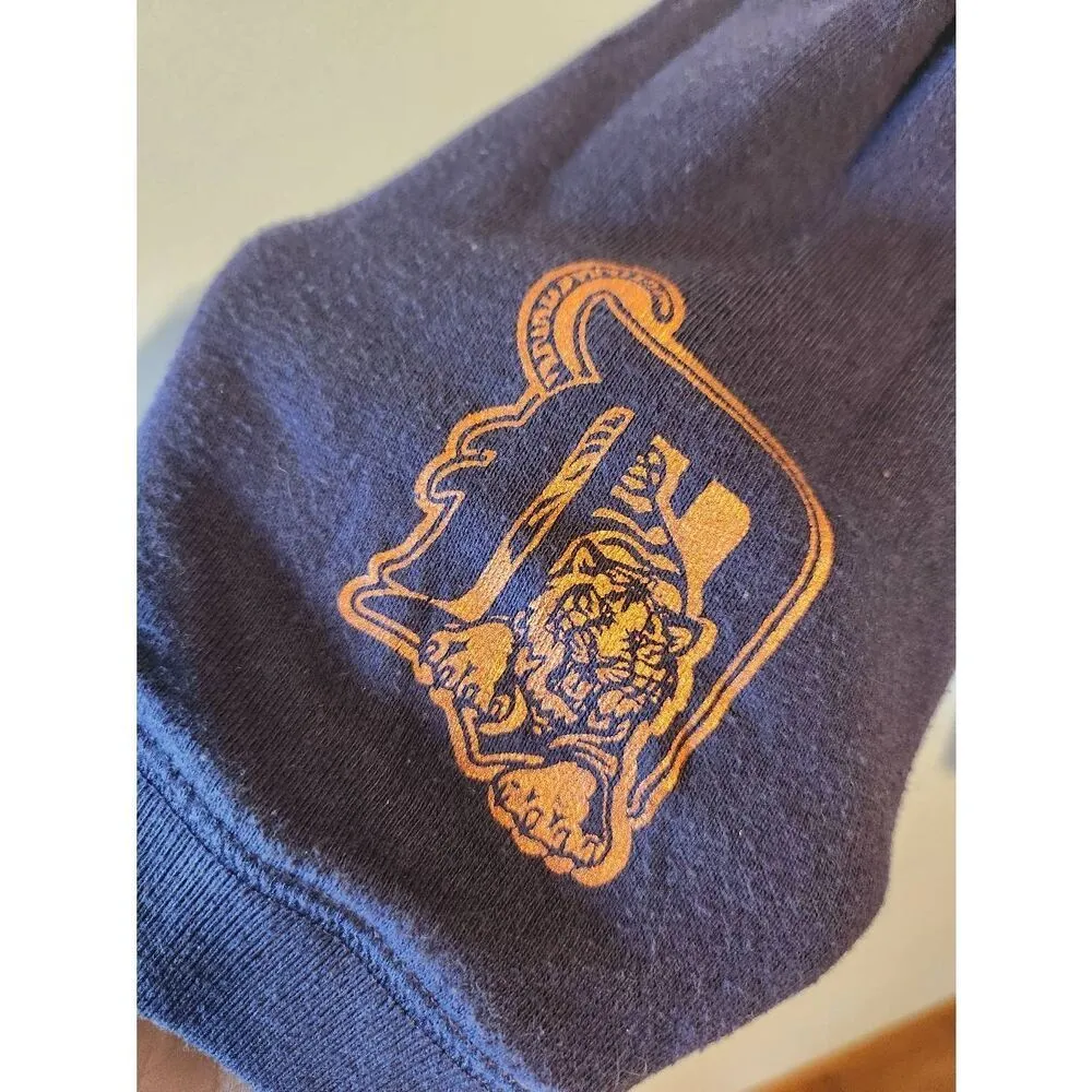 Victoria's Secret PINK MLB Collection Hoodie Sweatshirt Top Detroit Tigers M Gray Size M - Image 5