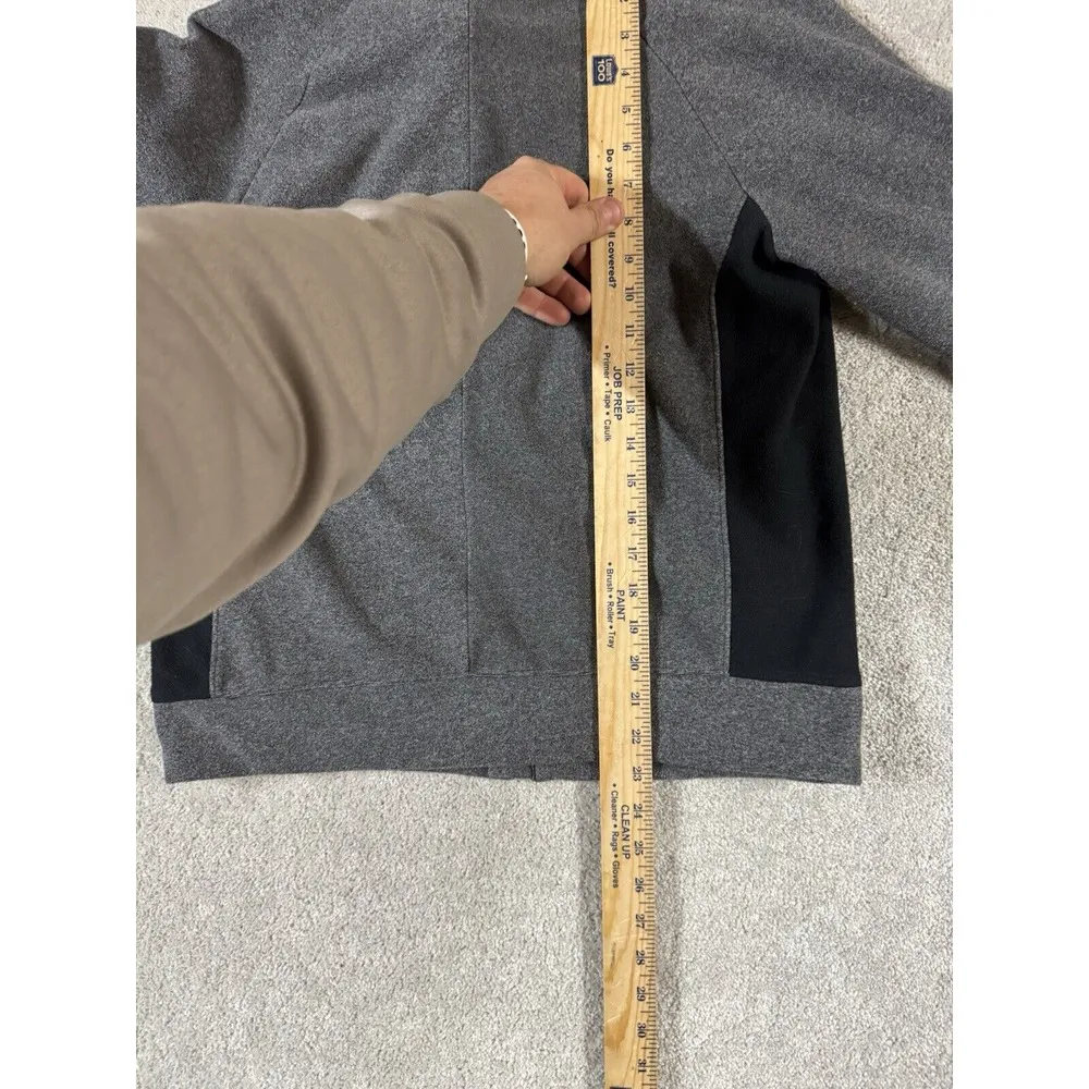 Under Armour Women M Fleece Jacket Coldgear Loose Fit Gray Zip Front Light‎ Coat - Image 8