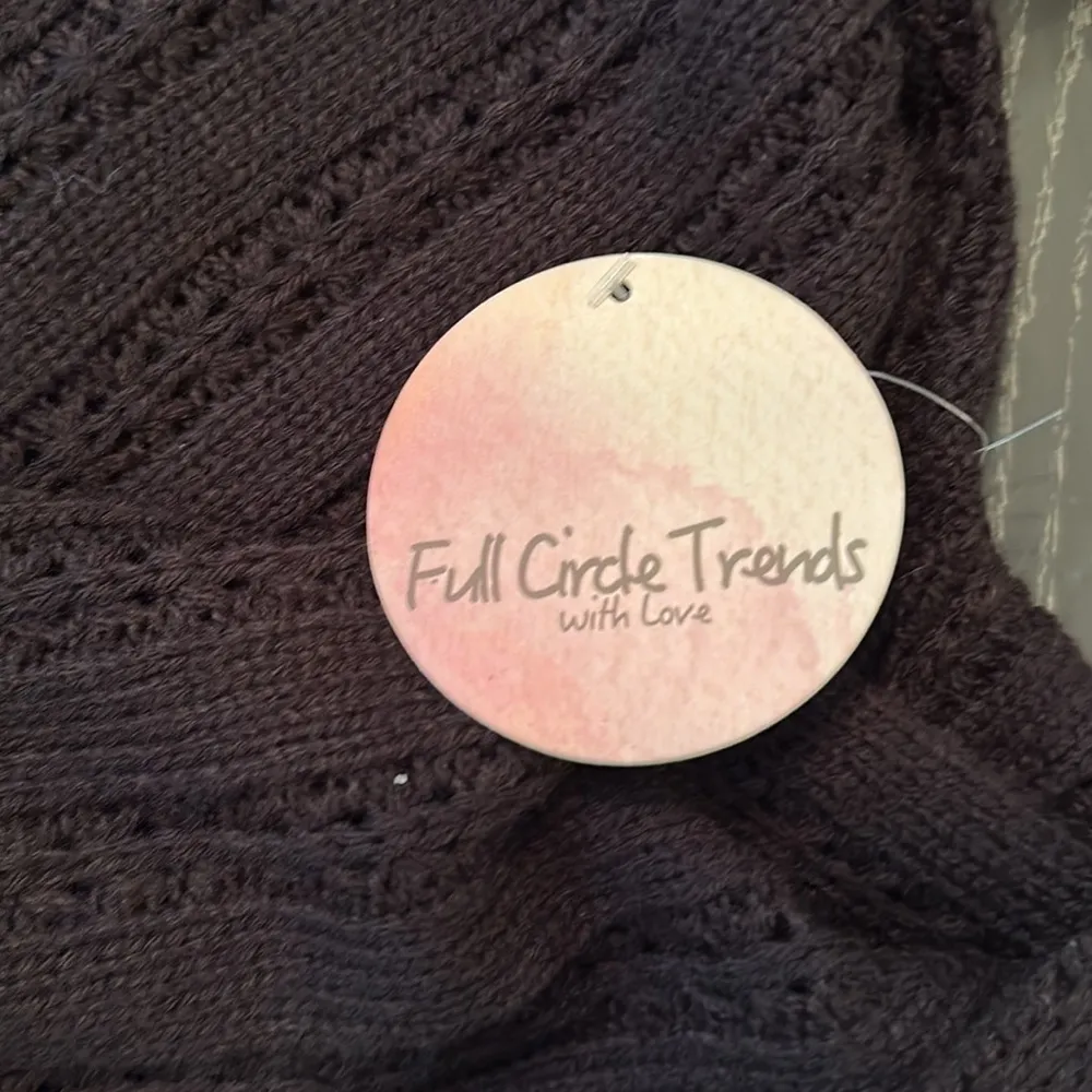 Full Circle Trends Boatneck Dolman Sleeve Black Sweater 1X NWT - Image 8