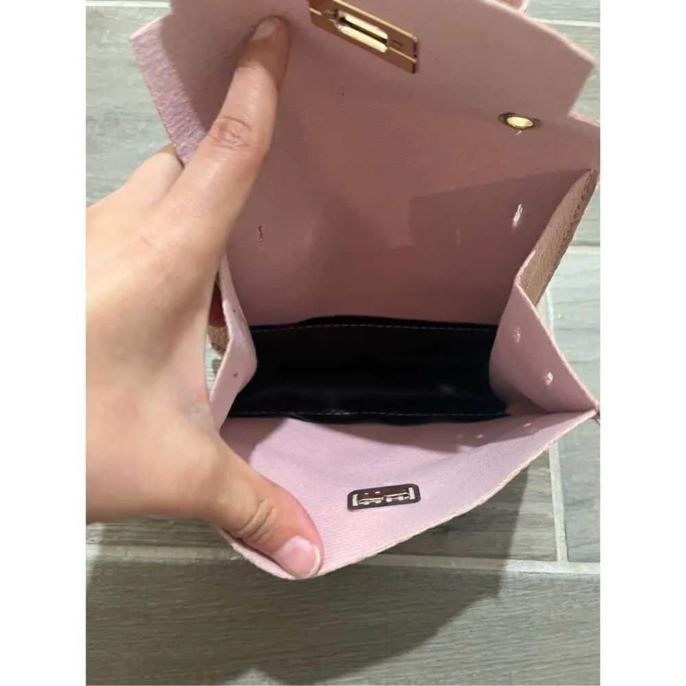 Mini purse faux leather pink Pink - Image 3
