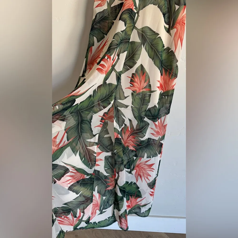 Show Me Your Mumu Jolie Paradise Found Maxi Tropical Floral Dress size medium - Image 5