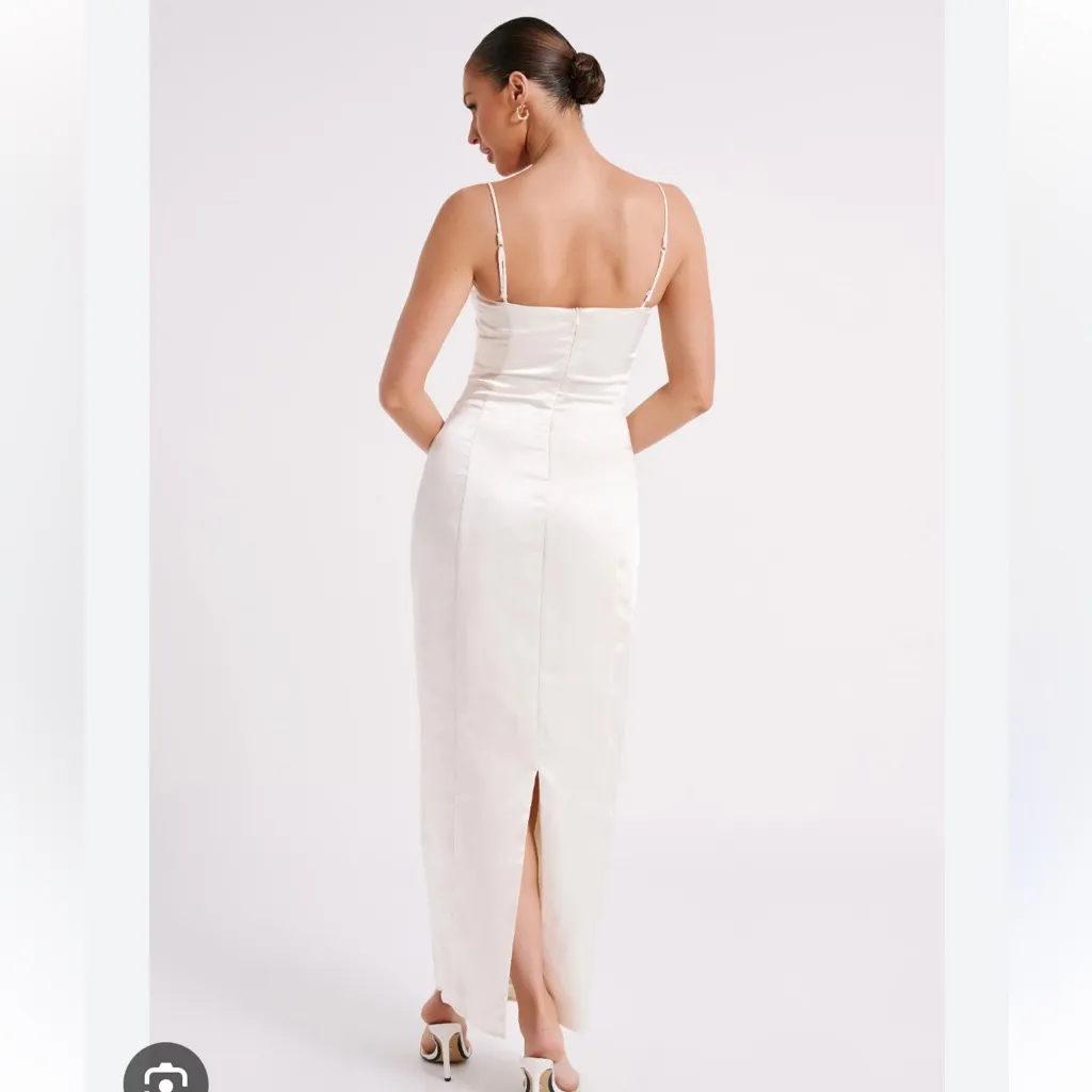 Meshki satin dress - Image 2