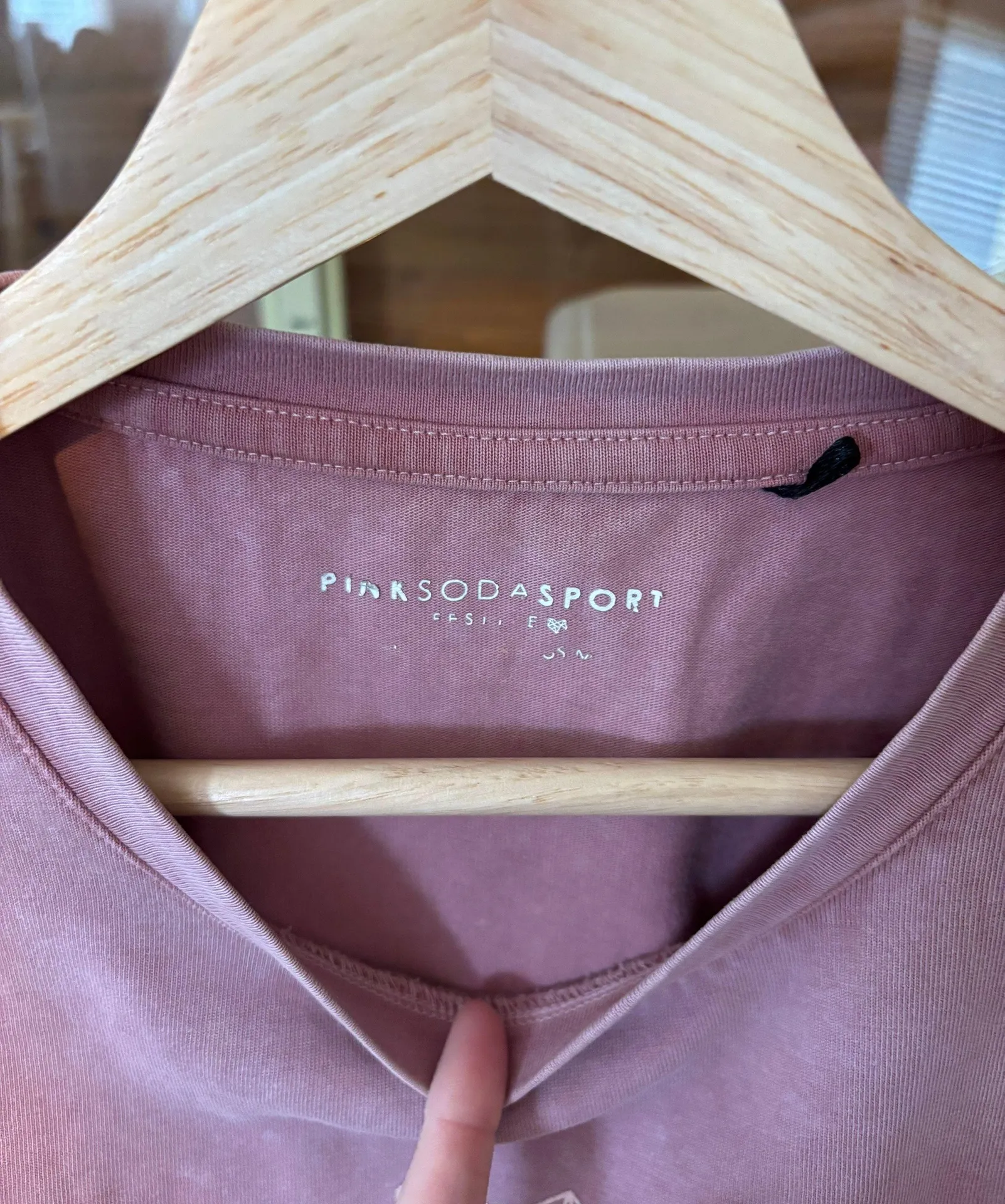 Sport Washed Pink Baby Tee - Image 5