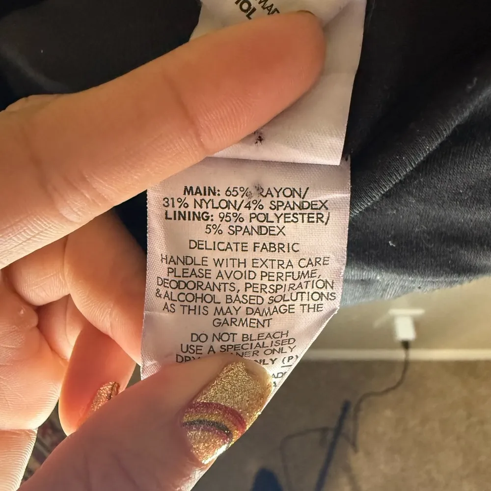 N/ nicholas Black corset style look bustier Top - Image 4