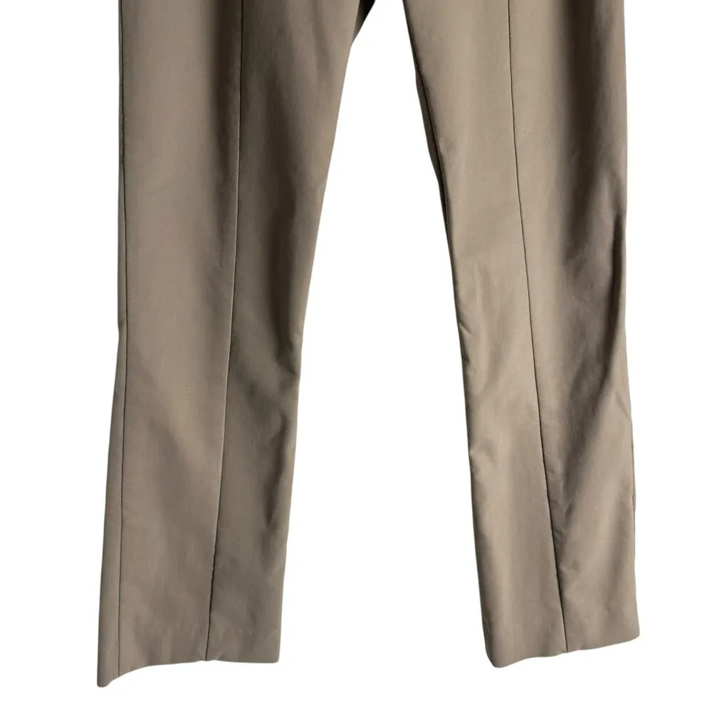M.M. Lafleur Oshima Beige Slim Cropped High Rise Trouser Pants Size 10 Tan - Image 6