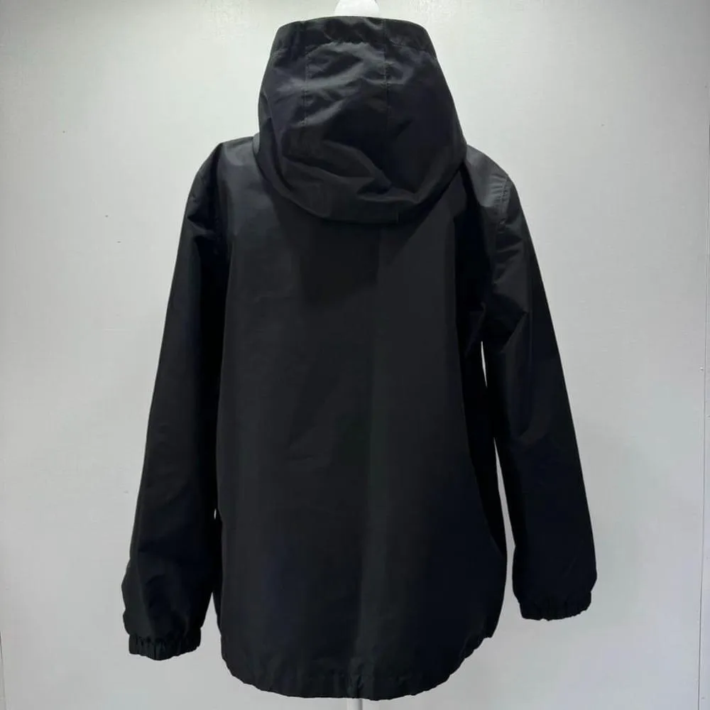 Spyder Black Piping Windbreaker Lightweight Hooded Jacket Women’s Size Large NEW - Image 2