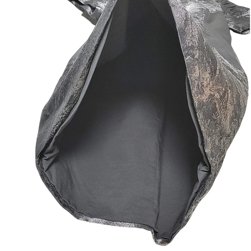 Kaelen Lambskin Leather Side Panel Mini Cocktail Dress in Silver - Image 5