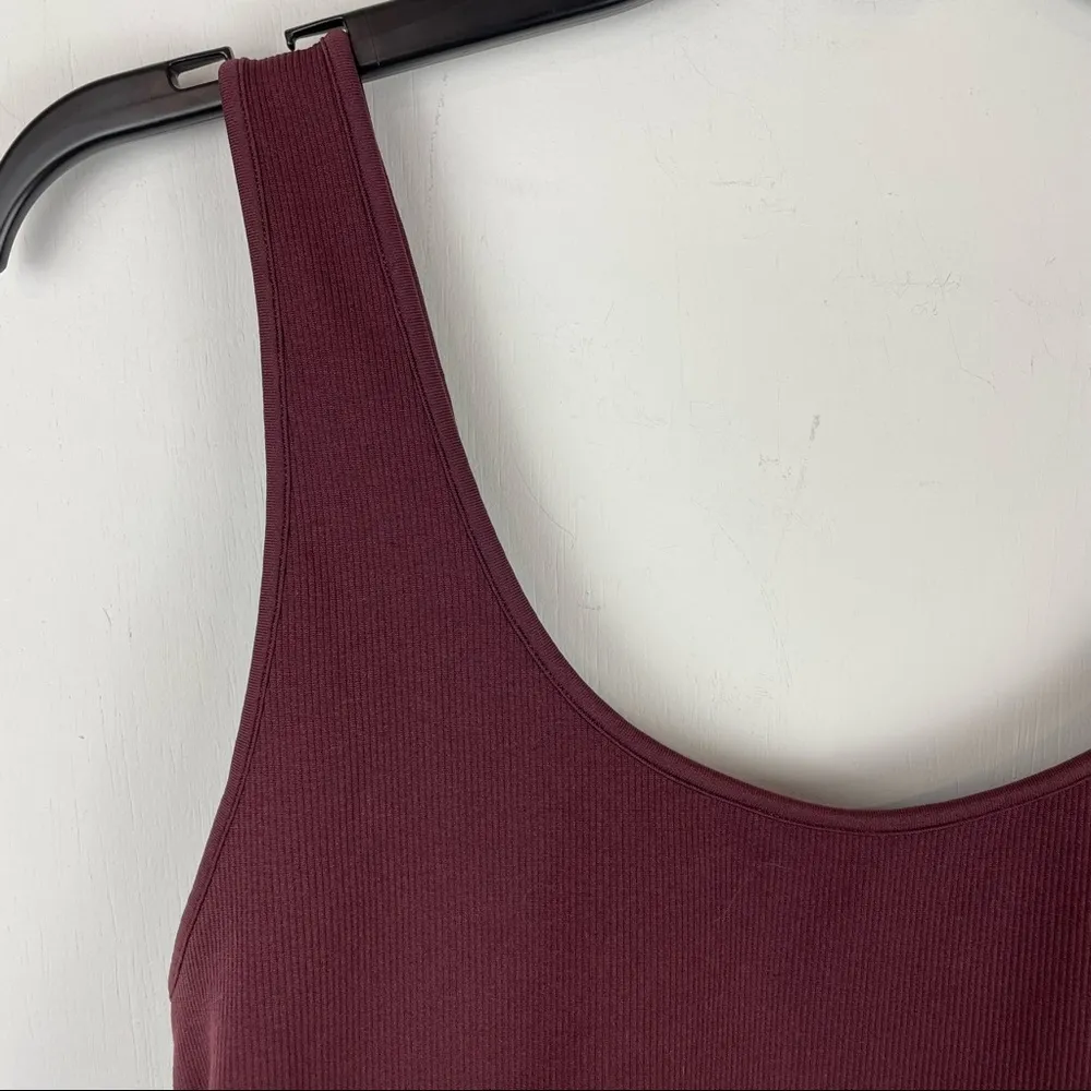 American Eagle Ribbed Stretch Crop Tank Top Sz L/XL Basic Top - Image 4