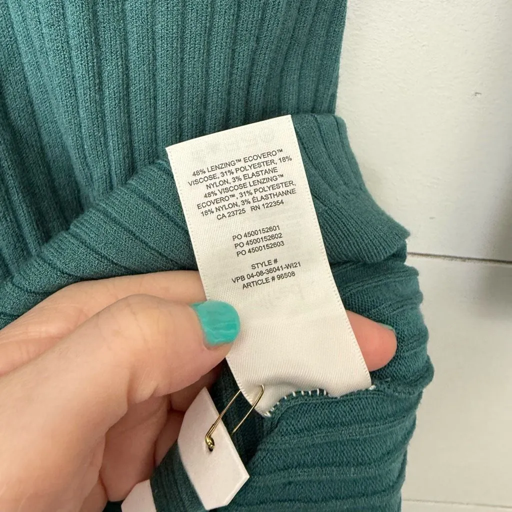 Aritzia Wilfred Women’s XS Bex Long Sleeve Ribbed Dress New - Image 4