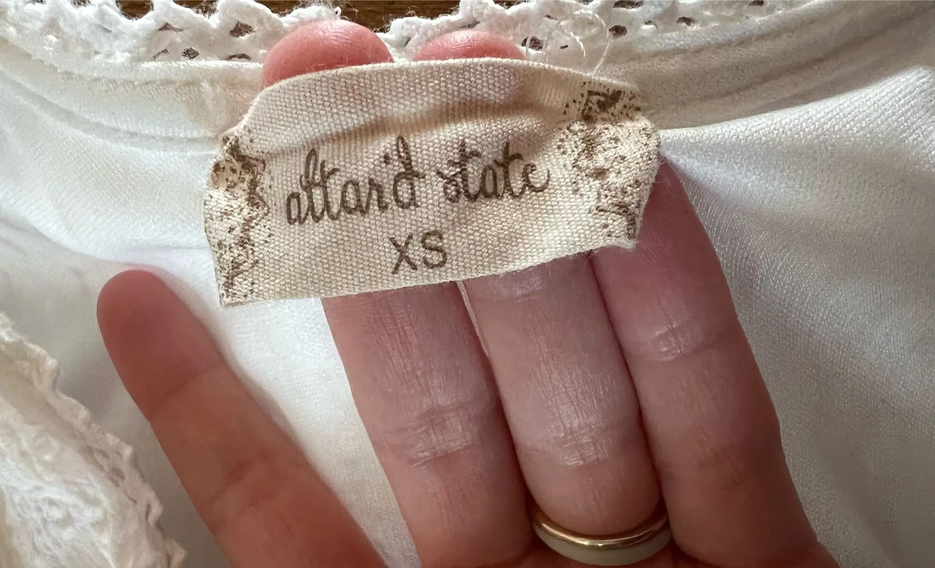 Altar'd State White Dress - Image 3