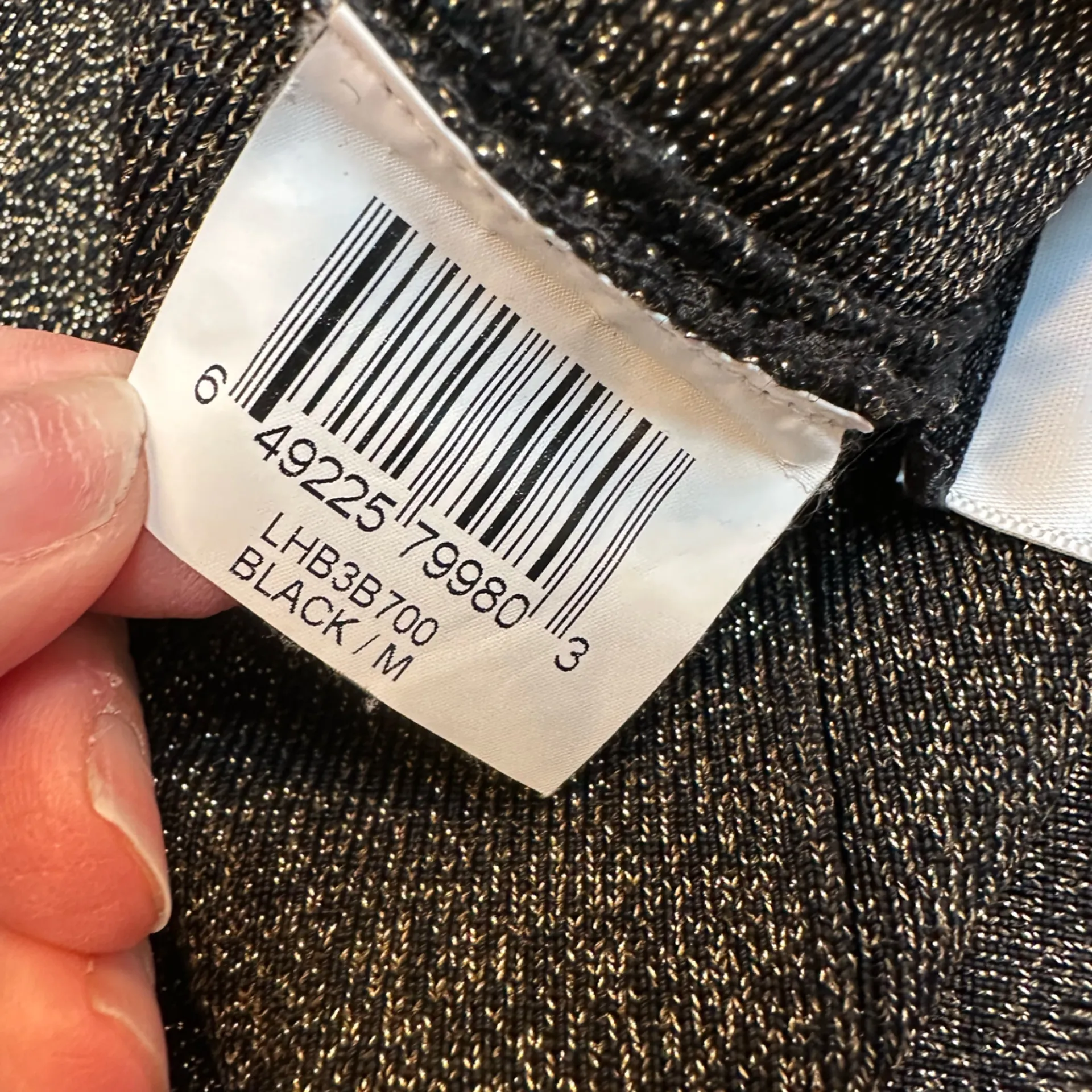 BCBGMaxAzria Black Gold Shimmer Metallic Bodycon Fitted Chic Punk Skirt Size M - Image 10