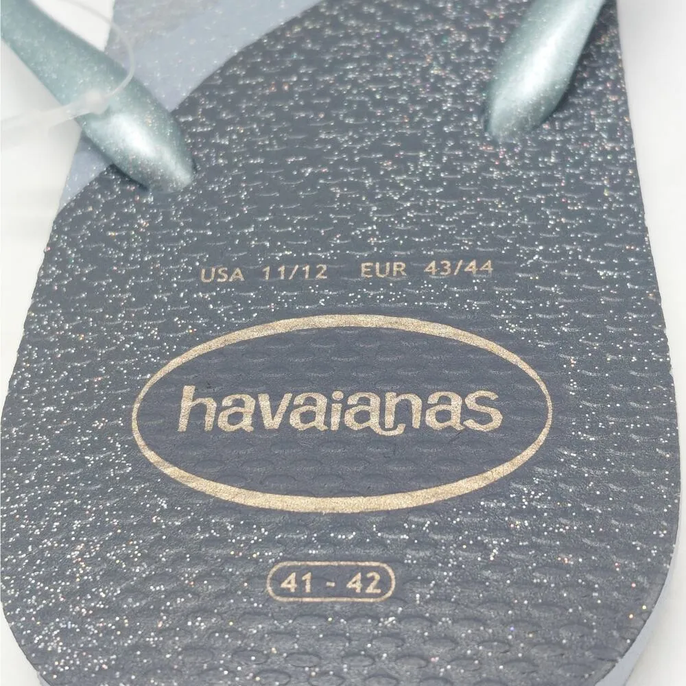 Havaianas Slim Palette Glow Women Flip Flops Size 11 Slip On Flat Sandals Casual - Image 7