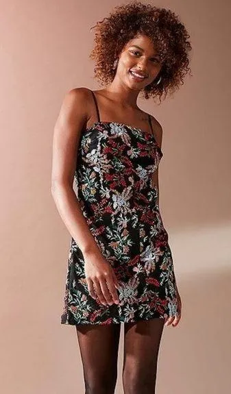 Aubrey Embroidered Mini Dress - Image 5