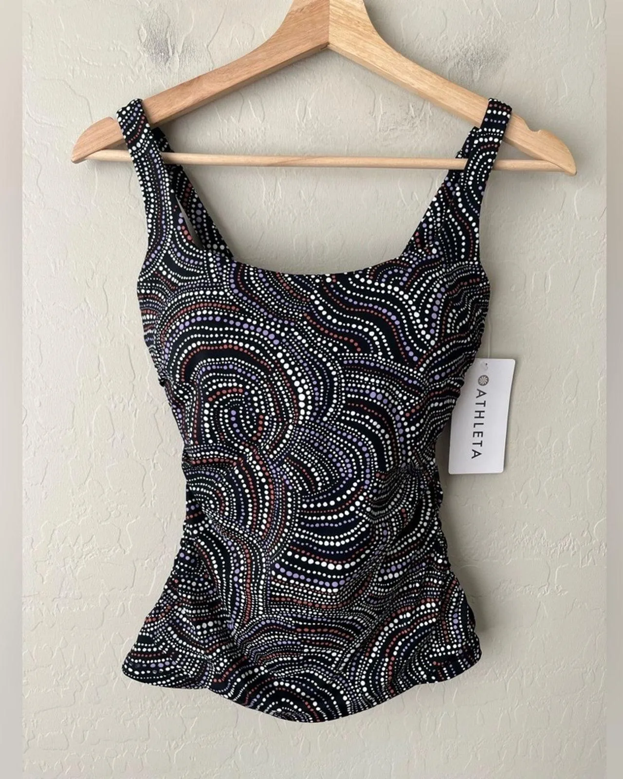Athleta square neck tankini swim top 32D / DD NWT - Image 7