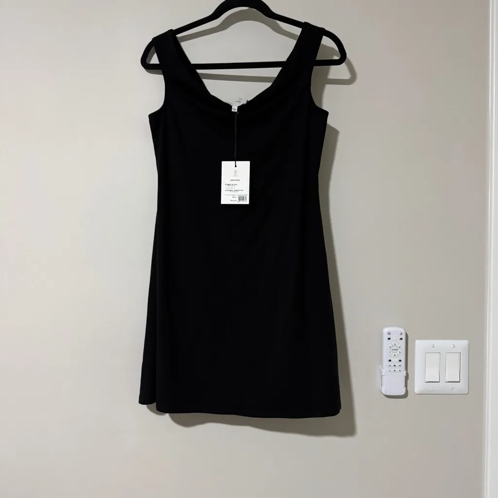 Reformation Lia Knit Dress Off the Shoulder Size L NWT - Image 5