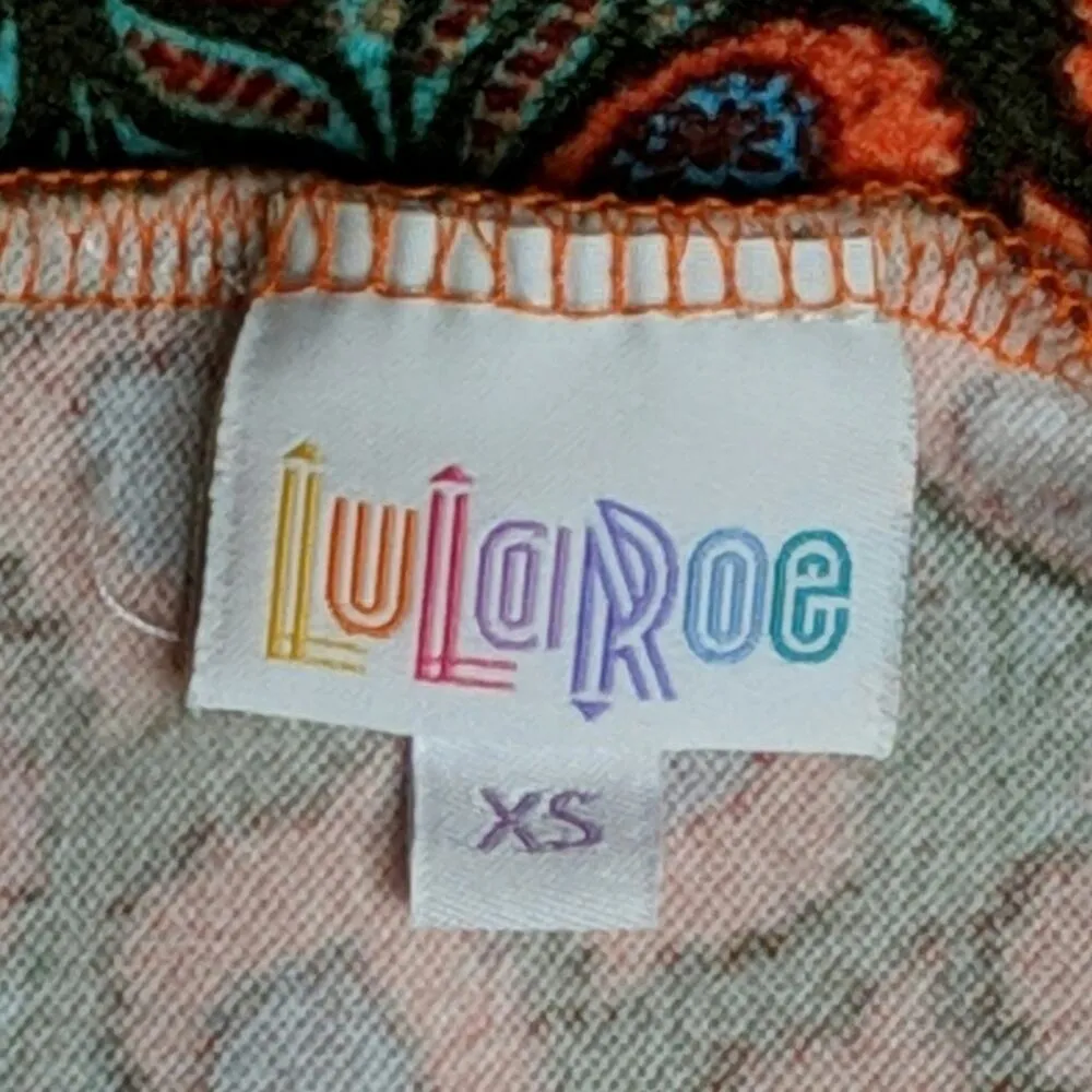 LuLaRoe Printed Cassie Skirt - Sz XS - EUC - Image 4