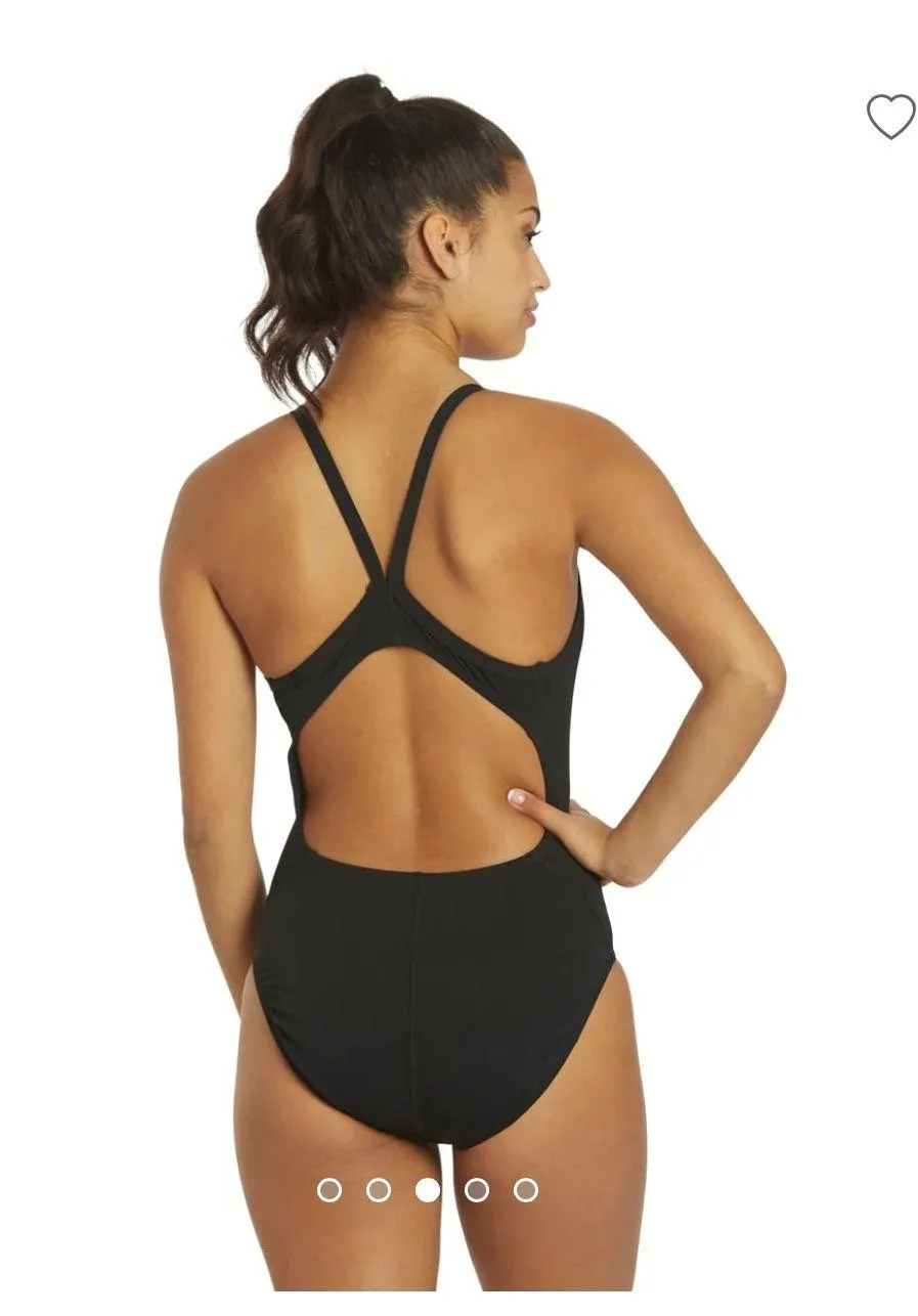 Nike Black One Piece Swimsuit - Image 2