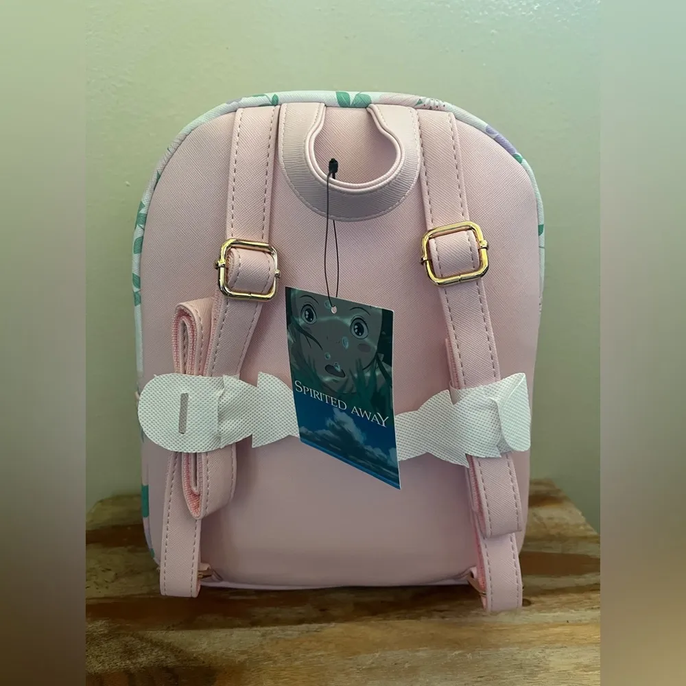 Her Universe Studio Ghibli Spirited Away No-Face Floral Mini Backpack - Image 3
