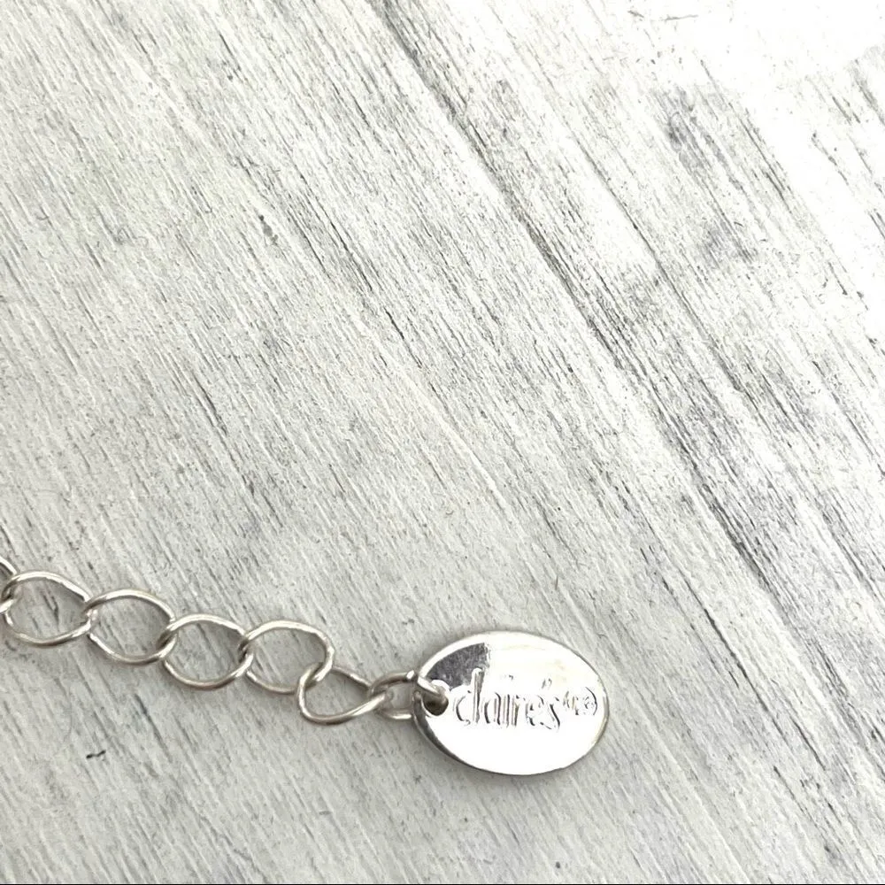 Claire’s silver denim USA charm bracelet - Image 9