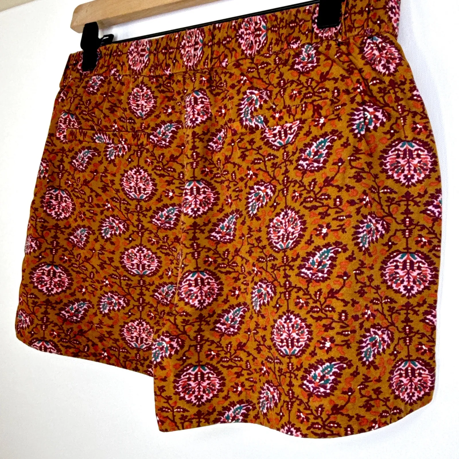 Madewell Small Paisley Floral Shorts Elastic‎ Waist Pockets Boho Casual Chic - Image 7