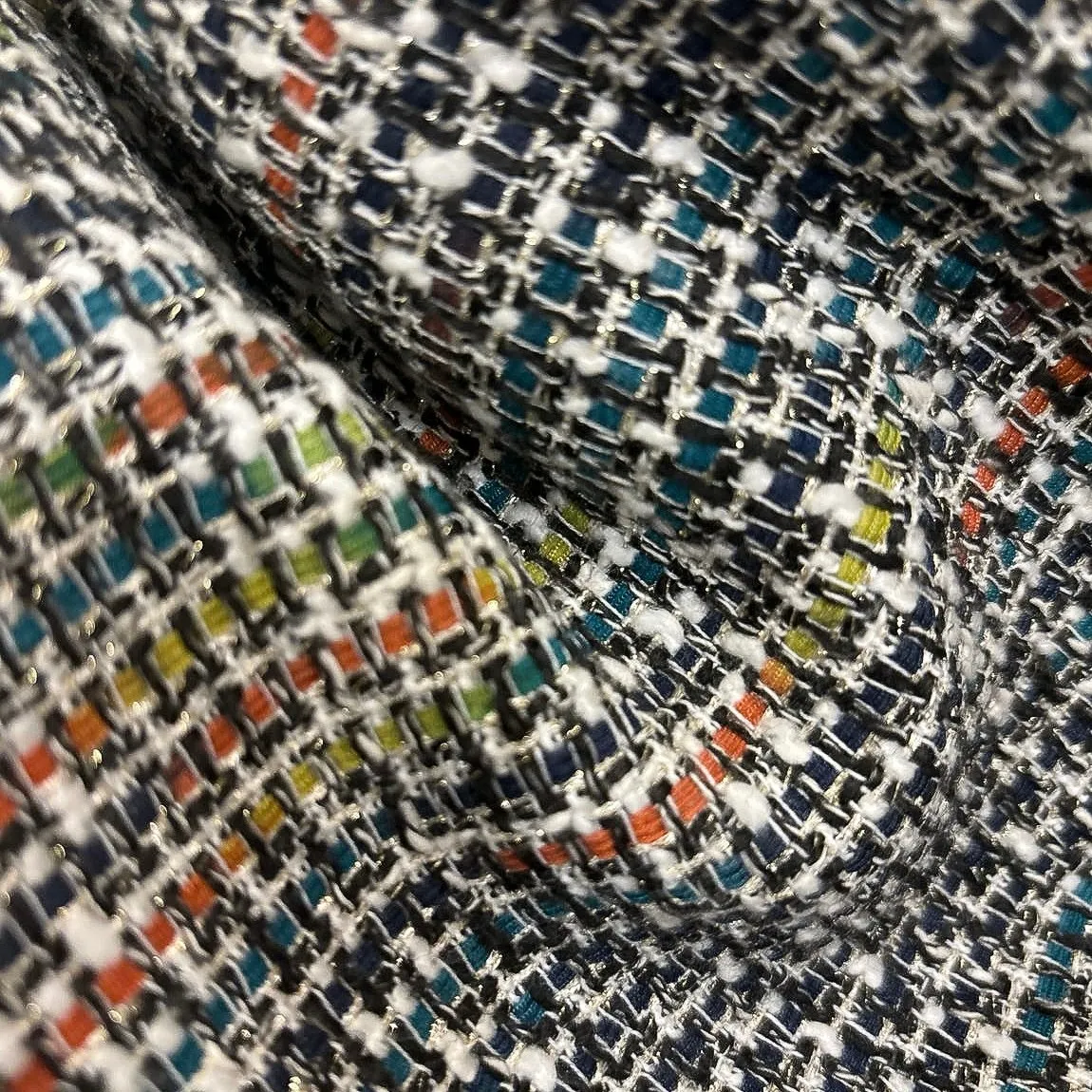 Ann Taylor Loft Multicolor Tweed Metallic High Waisted A Line Mini Skirt Size 10 - Image 6