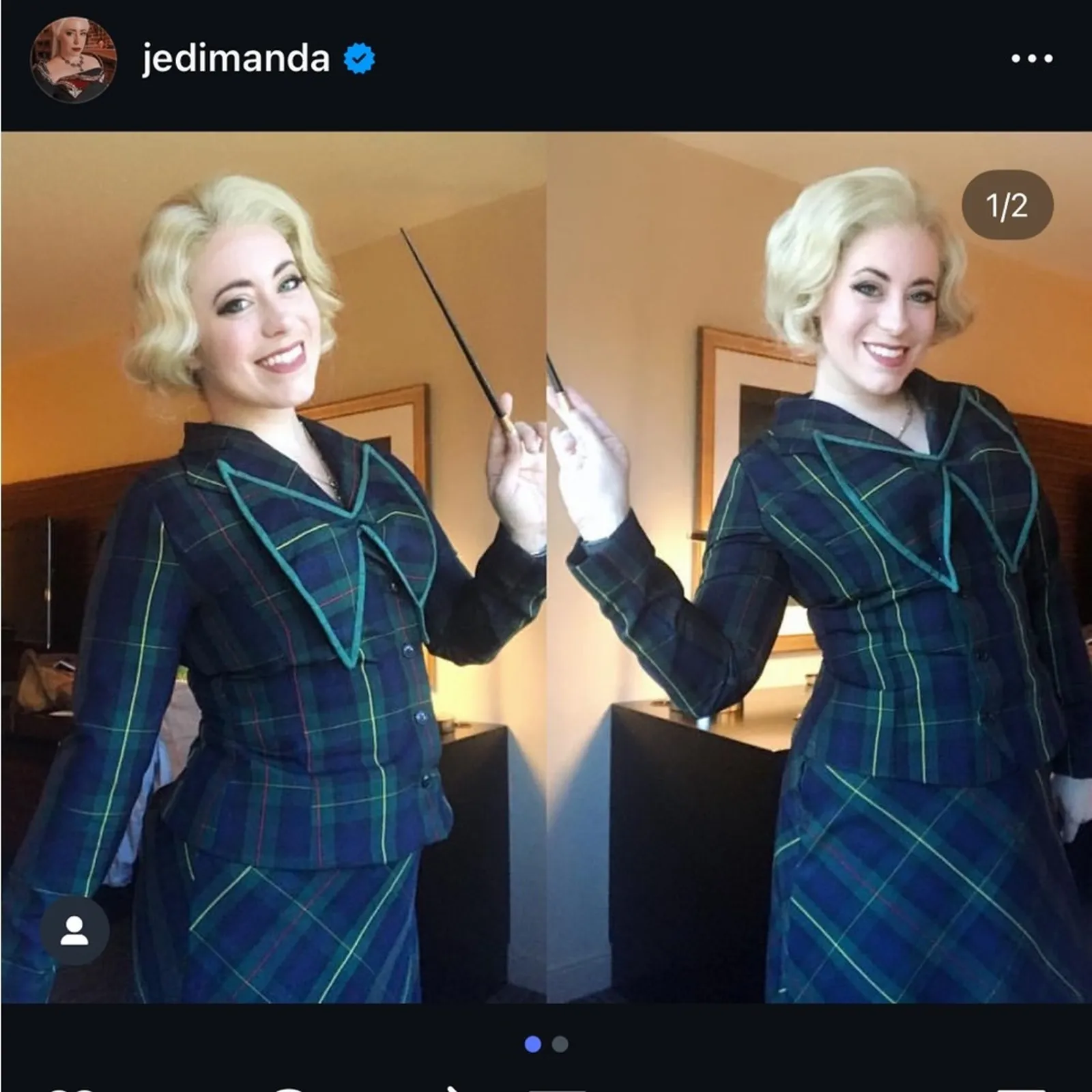 Queenie Goldstein cosplay suit Green Size M - Image 4