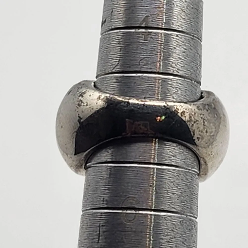 Sterling Silver Green Crystal & Clear CZ Ring (5) Green - Image 9