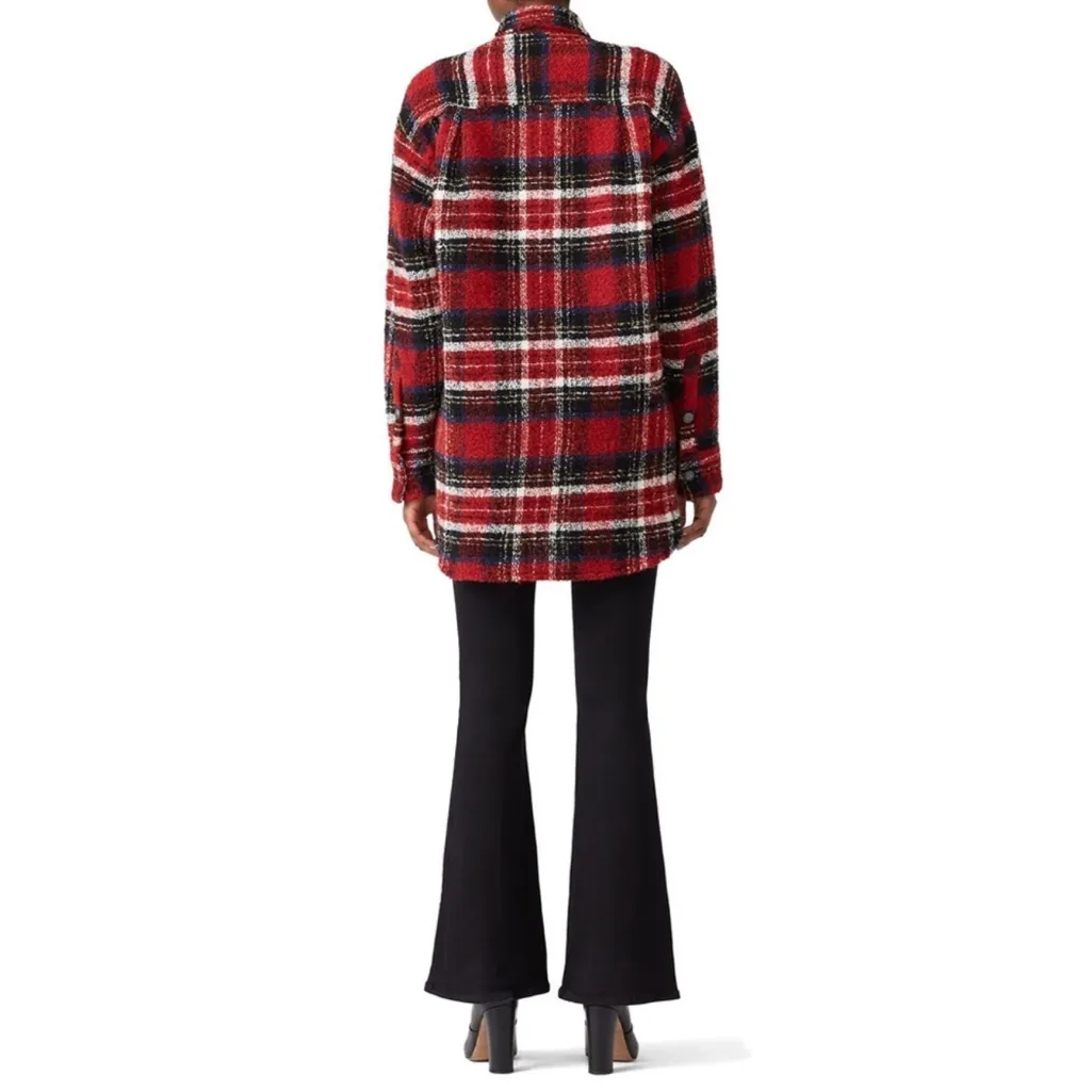 The Kooples Tweed Plaid Shacket - Image 4