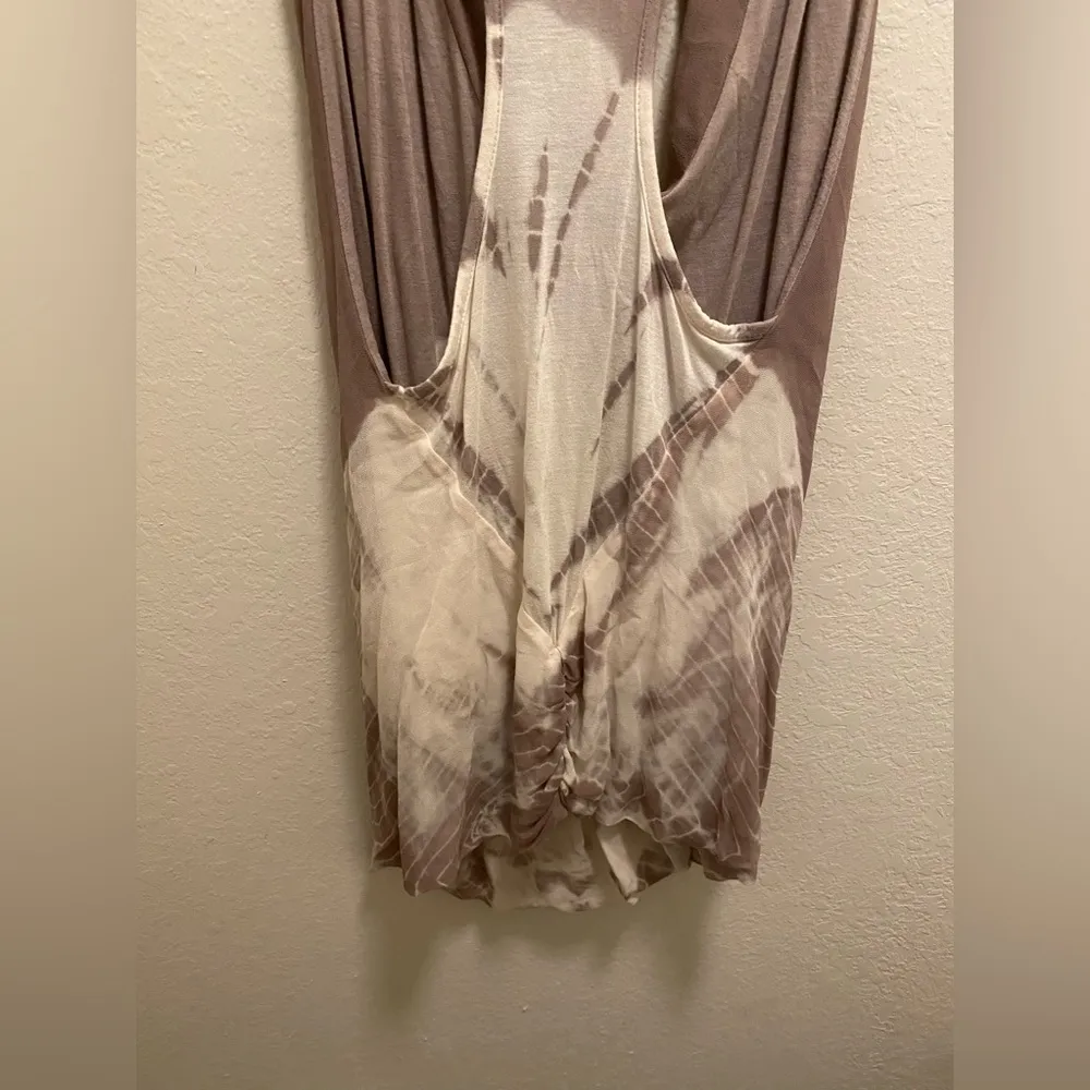 Young Fabulous & Broke Tie Dye Racerback Cowl Neck Blouse - Image 8