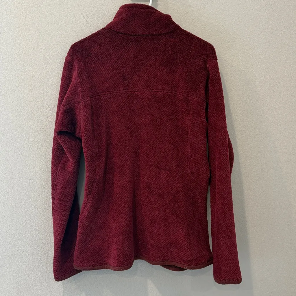 Patagonia Re-Tool Snap-T Maroon Fleece Jacket Size Large - Image 7