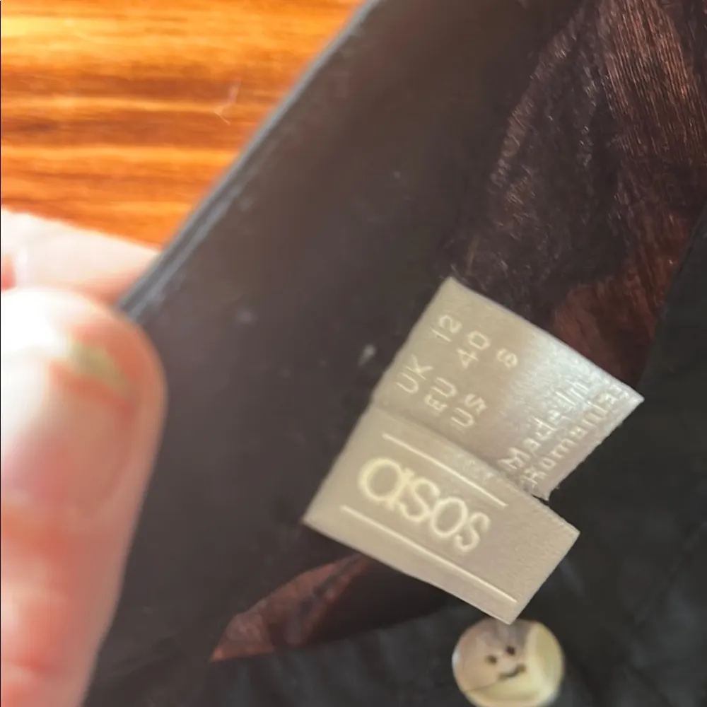 ASOS Black Button-Up Dress - Image 3