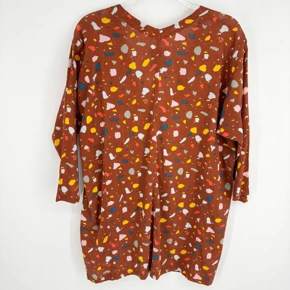 Madewell ‎ Short Robe Jacket Size Small Terrazzo - Image 11