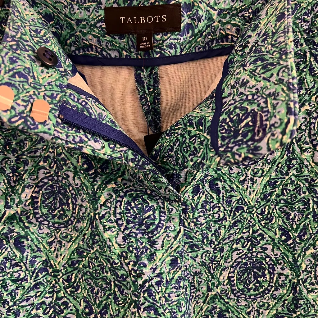 NWT Talbots Green And Blue Shorts - Image 4